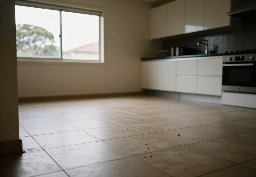 Bathroom free of cockroaches after treatment